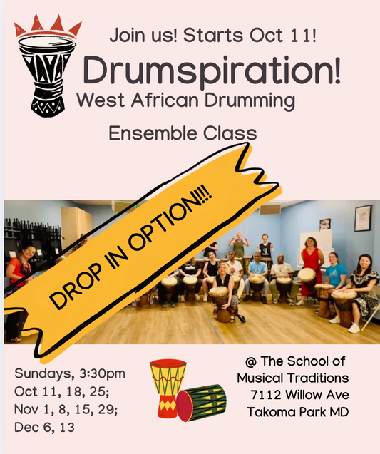 Drumspiration Ensemble Class - DROP IN OPTION