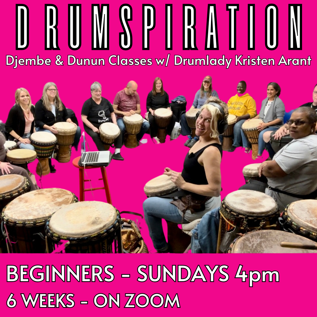 BEGINNER Drumspiration - 6 weeks on ZOOM