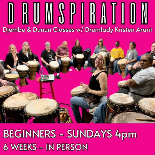 BEGINNER Drumspiration - 6 weeks in person