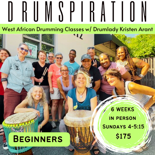FALL 2025 BEGINNER Drumspiration - 6 weeks in person