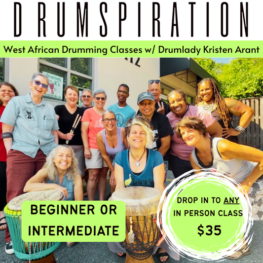 FALL 2025 Drumspiration DROP-IN for 1 class IN-PERSON