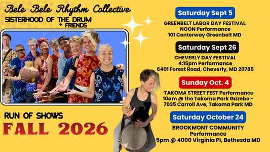 Bele Bele Rhythm Collective Fall Run of Shows 2026!