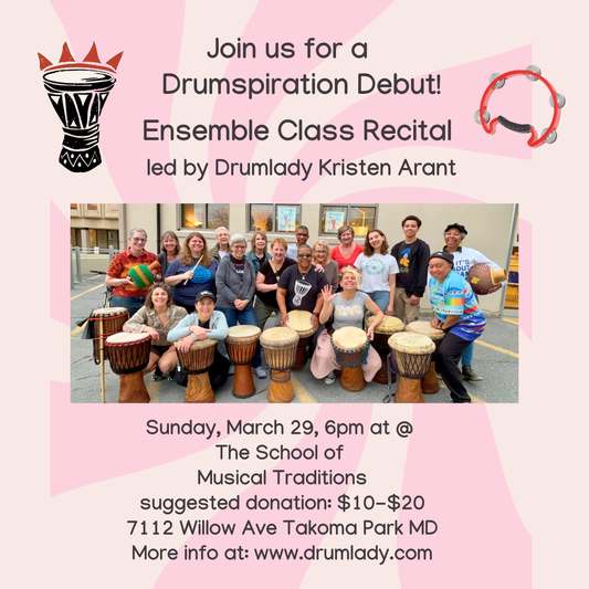 Drumspiration! Ensemble Class Recital!