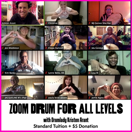 TUESDAY Online Zoom Class (standard tuition + $5 donation)